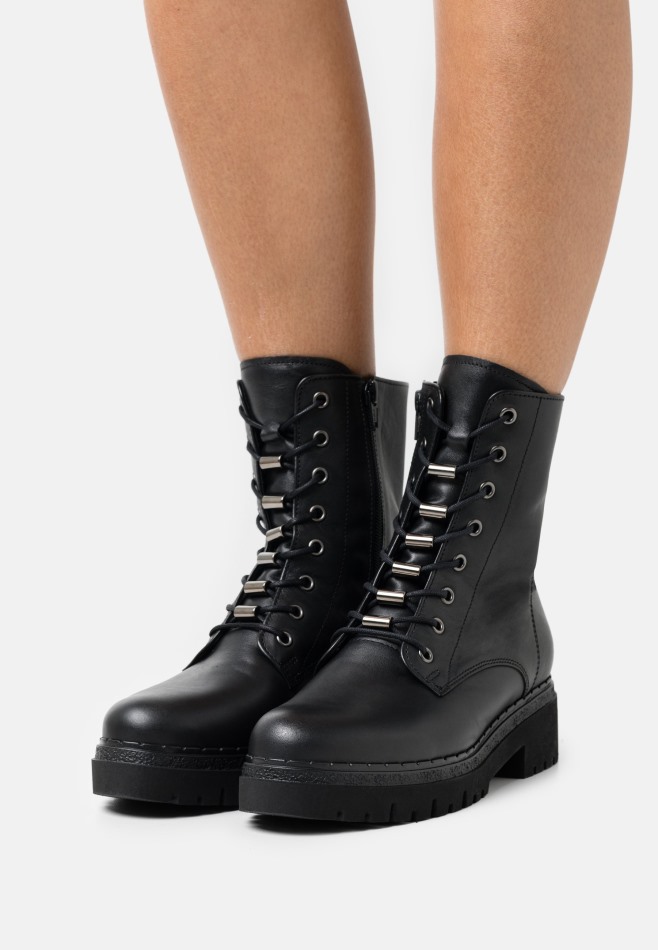 Bottines à Lacets Noir Gabor | Exclusif